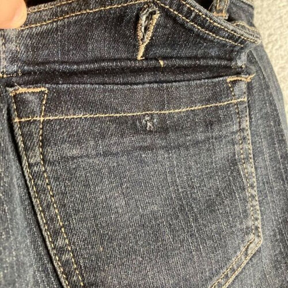 Fashion Bug Jeans Blue Size 5 Denim Bootcut Boot Cut Womens Stretch Mid Rise - Picture 12 of 12